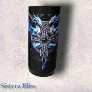 Anne Stokes Double Dragon Lamp